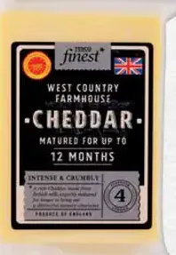 Tesco Finest West Country Farmhouse syr čedar