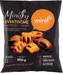 Minitky mini sviatočné mrazené