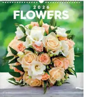 Nástenný kalendár Kvety 2026