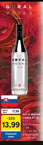 Goral Master vodka 40%