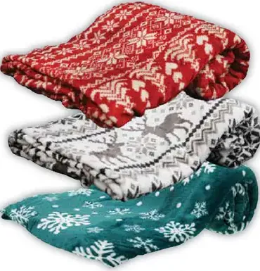 Warm deka s vianočným motívom