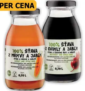 Zdravo 100% šťava z mrkvy a jabĺk