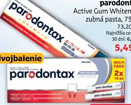 Parodontax Active Gum Whitening zubná pasta