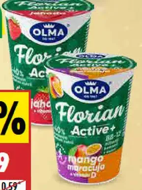 Florian Active+ jogurt rôzne druhy