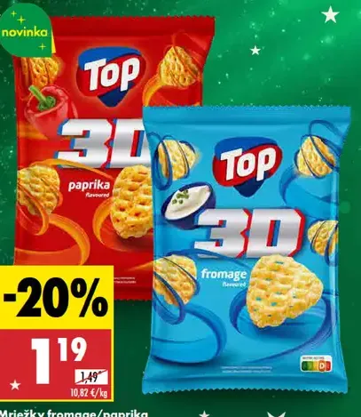 Top Mriežky fromage/paprika