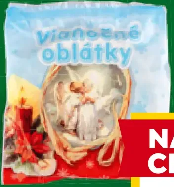 Vianočné oblátky okrúhle