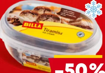 BILLA tiramisu zmrzlina