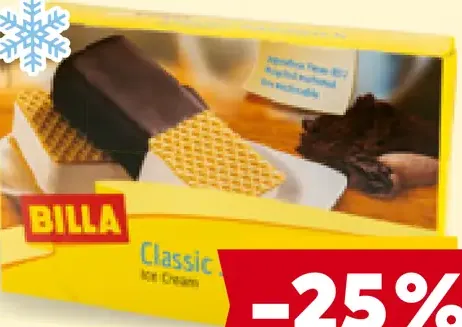 BILLA zmrzlinový sendvič
