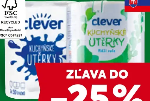 Clever kuchynské utierky