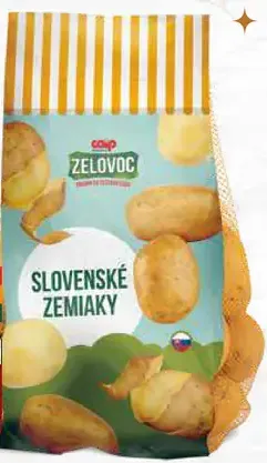 Zelovoc Zemiaky konzumné neskoré žlté prané