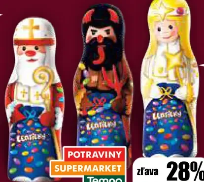 Lentilky Mikuláš, čert a anjel