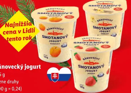 Bánovecký smotanový jogurt plechovka