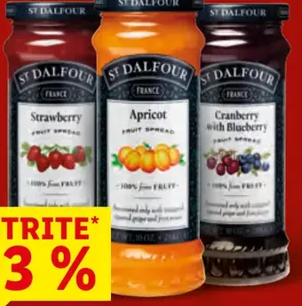 St. Dalfour Ovocná nátierka rôzne druhy