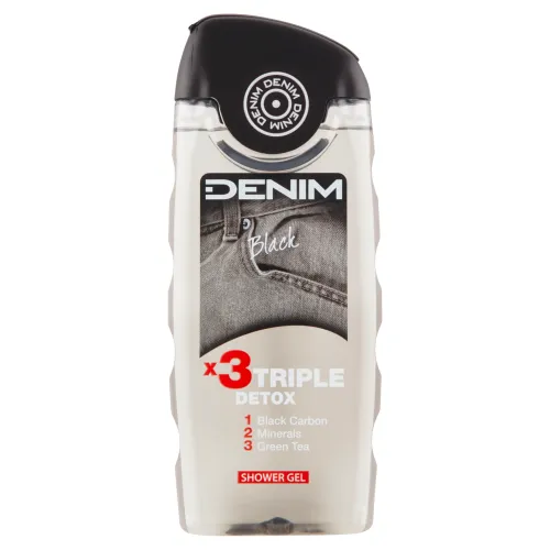Denim Black revitalizačný a osviežujúci sprchový gél