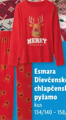 Esmara Dievčenské/chlapčenské pyžamo