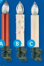 Livarno home Bezplamkové LED sviečky na vianočný stromček