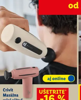 Crivit Masážna mini pištoľ
