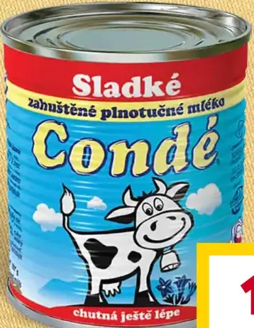 Condé Sladké zahustené mlieko