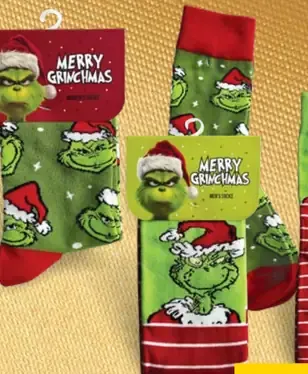 Ponožky dámske/pánske Grinch