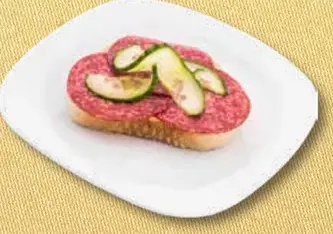 Obložený chlebíček s Krémešnikom