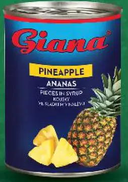 Giana ananás v konzerve