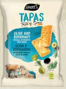 Snatt's tapas chlieb s príchuťou olív a rozmarínu