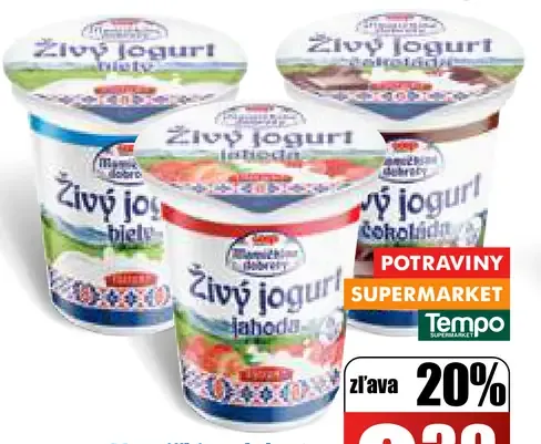 Mamičkina dobroty Živý jogurt 3 druhy