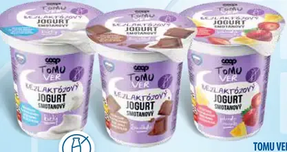 Tomu Ver bezlaktózový smotanový jogurt