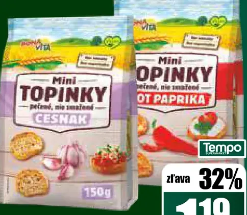 Mini Topinky 2 druhy