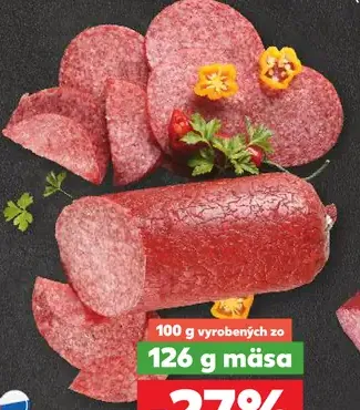 Malokarpatská saláma pultový predaj