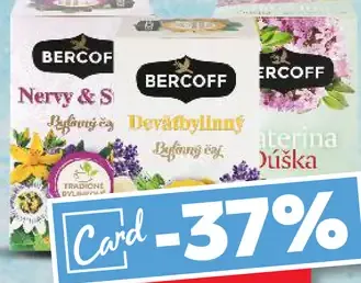 Bercoff bylinný čaj rôzne druhy