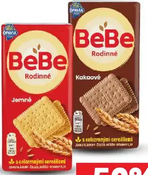 Opavia BeBe Rodinné sušienky rôzne druhy