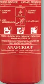 ANAF práškový hasiaci prístroj 1 kg