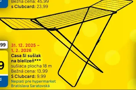 Casa Si sušiak na bielizeň
