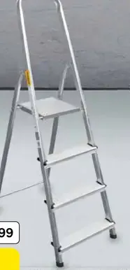 Hliníkové schodíky 4 stupne