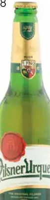 Pilsner Urquell pivo fľaša
