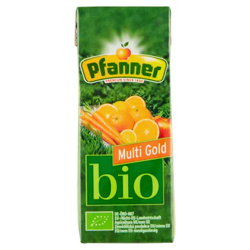 Pfanner Multi Gold bio viacdruhový ovocno-zeleninový nápoj