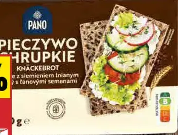 Pano ražný knäckebrot s ľanovými semienkami