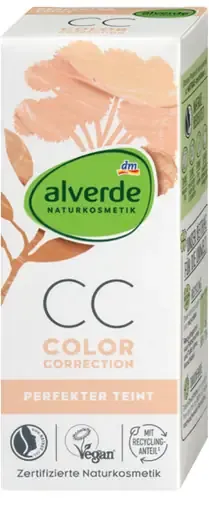 Alverde Naturkosmetik Color Correction CC pleťový krém SPF 6