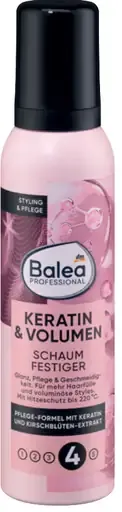 Balea Professional Keratin & Volumen penové tužidlo na vlasy