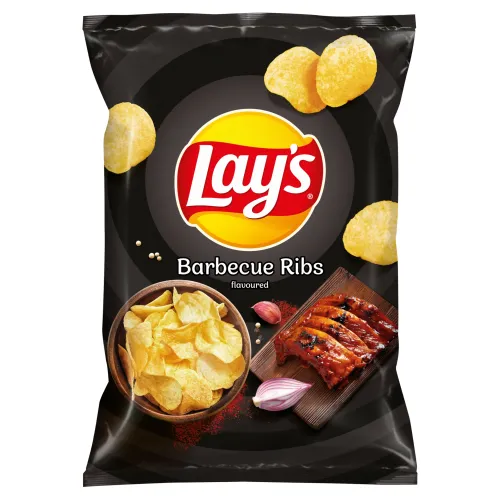 Lay's Vyprážané zemiakové lupienky s príchuťou BBQ rebierok