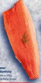 Losos atlantický celá fileta s kožou