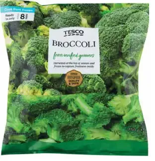 Tesco brokolica mrazená
