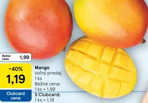 Mango voľný predaj