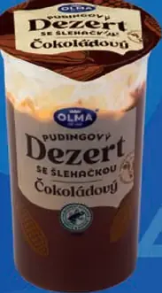 Olma pudingový krém so šľahačkou