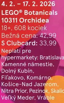 LEGO Botanicals Orchidea