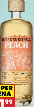 Koskenkorva Peach 20 %