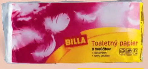 BILLA toaletný papier 4-vrstvový
