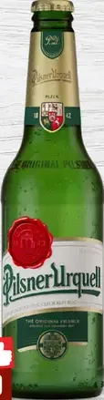 Pilsner Urquell pivo sklo
