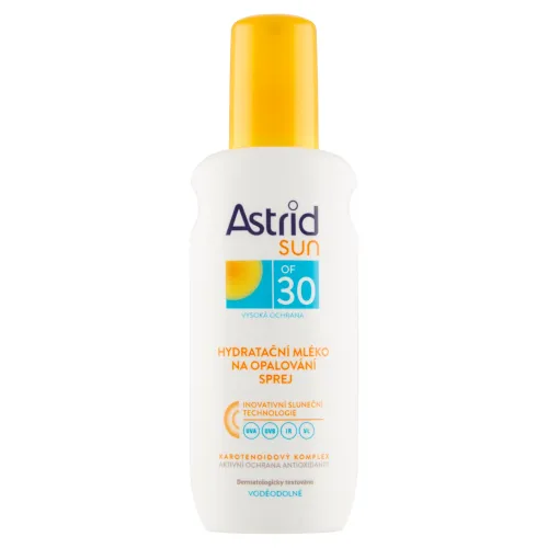Astrid Sun Hydratačné mlieko na opaľovanie v spreji OF